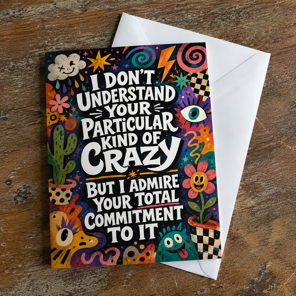 I Don't Understand Your Particular Kind of Crazy Greeting Card - The Original Underground