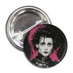 Edward Scissorhands Button - Shady Front