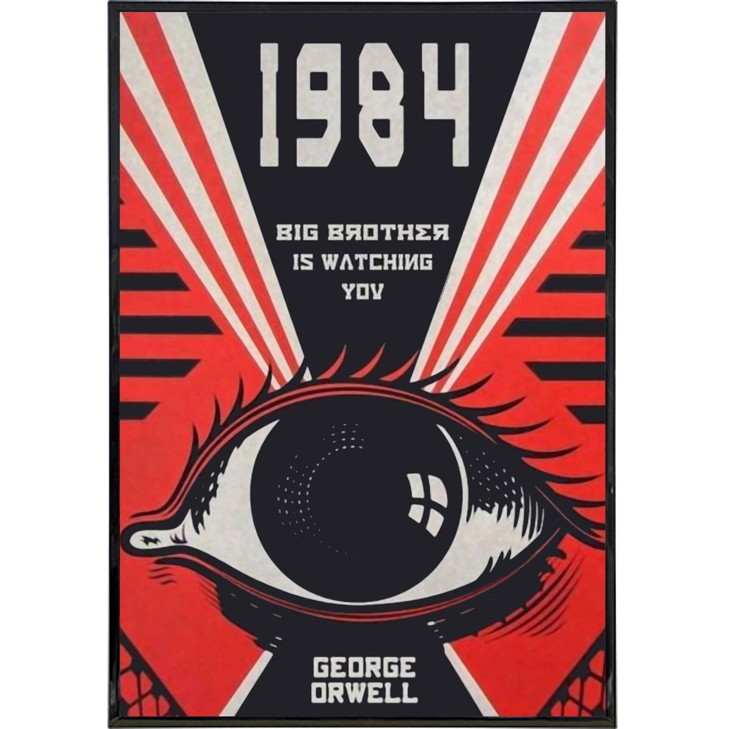 1984 George Orwell Cover Print - Shady Front