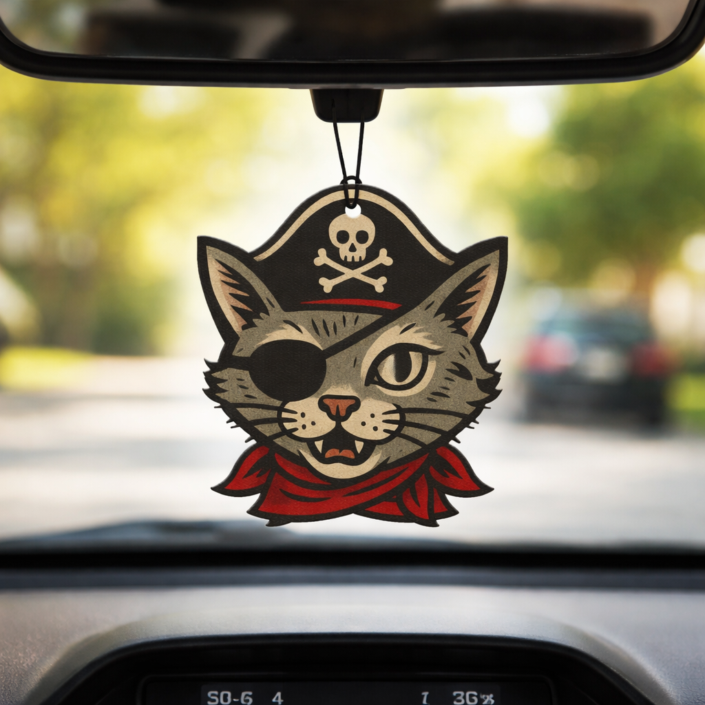 Pirate Cat Air Freshener - The Original Underground