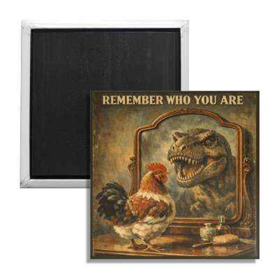 Remember Who You Are Fridge Magnet