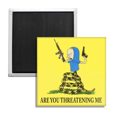 Beavis "Are You Threatening Me" Fridge Magnet