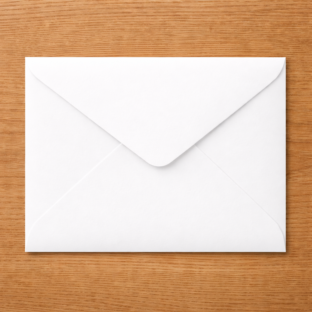 Blank Envelope - Shady Front