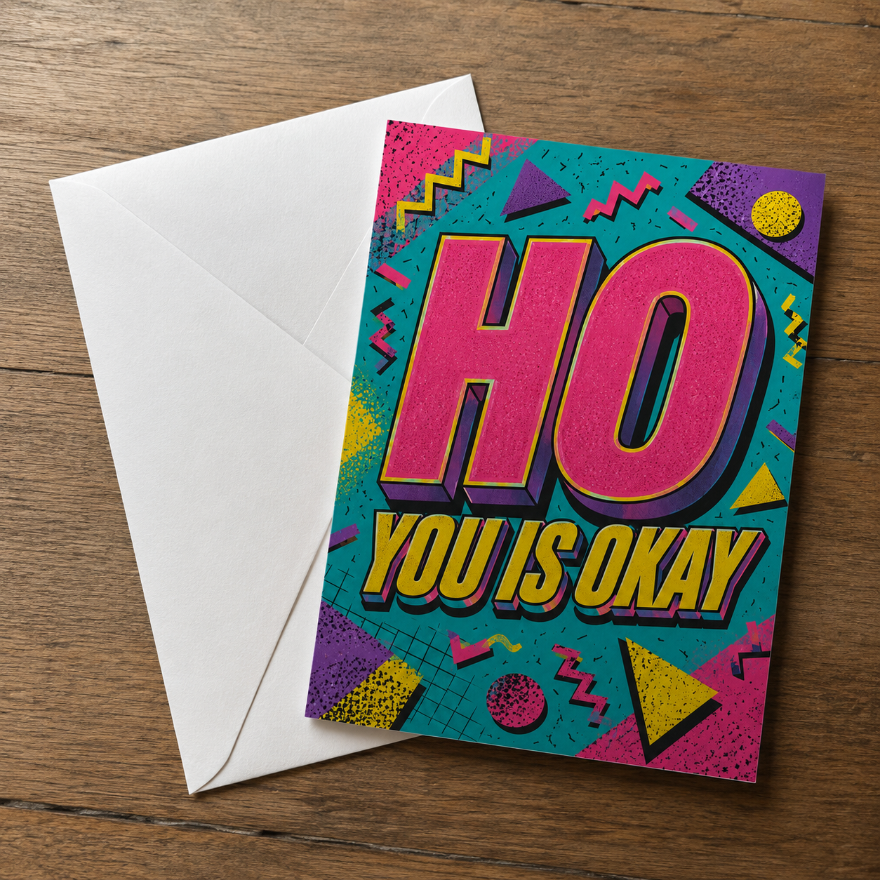 Ho You Is Okay Greeting Card - The Original Underground