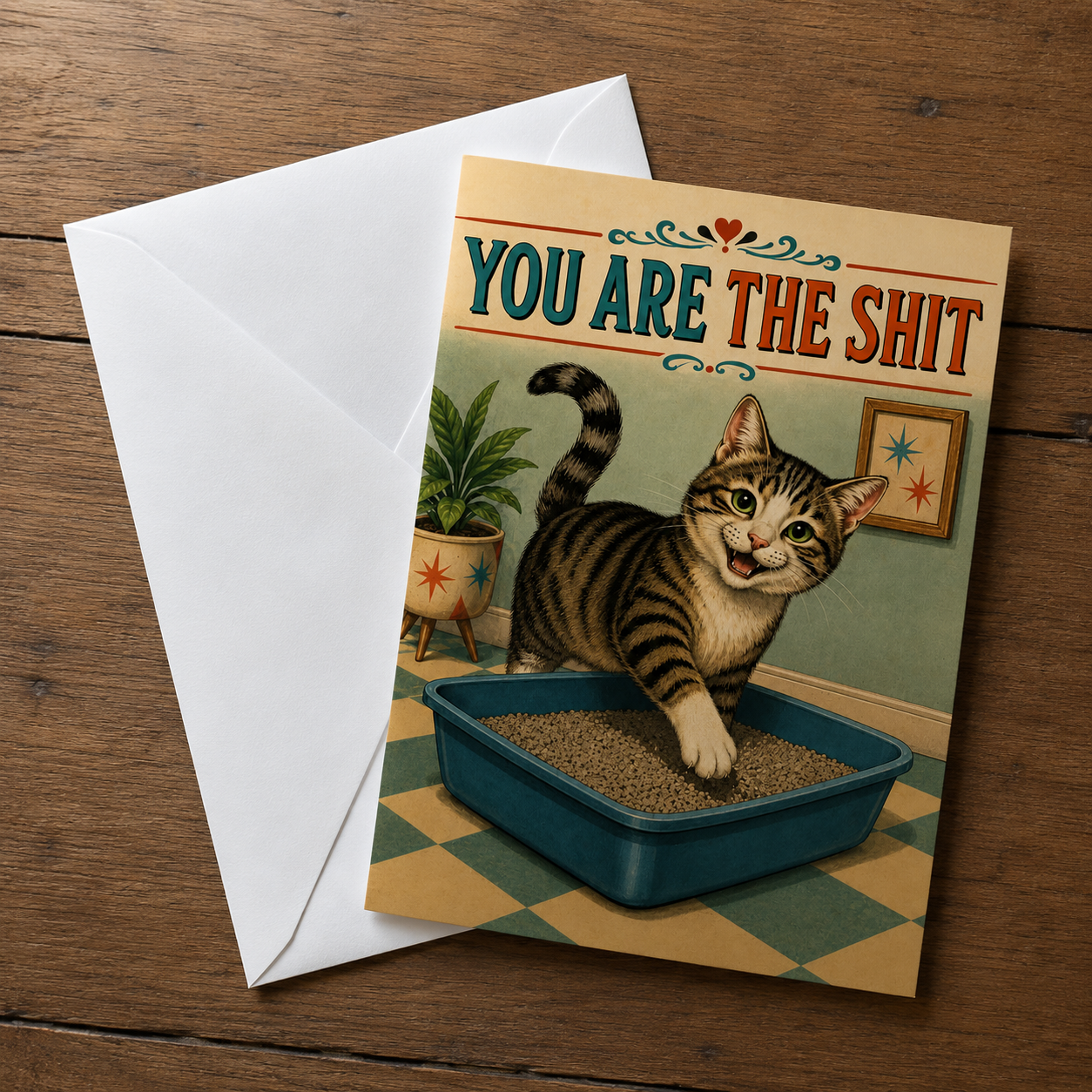 You Are the Sh-t Greeting Card - The Original Underground