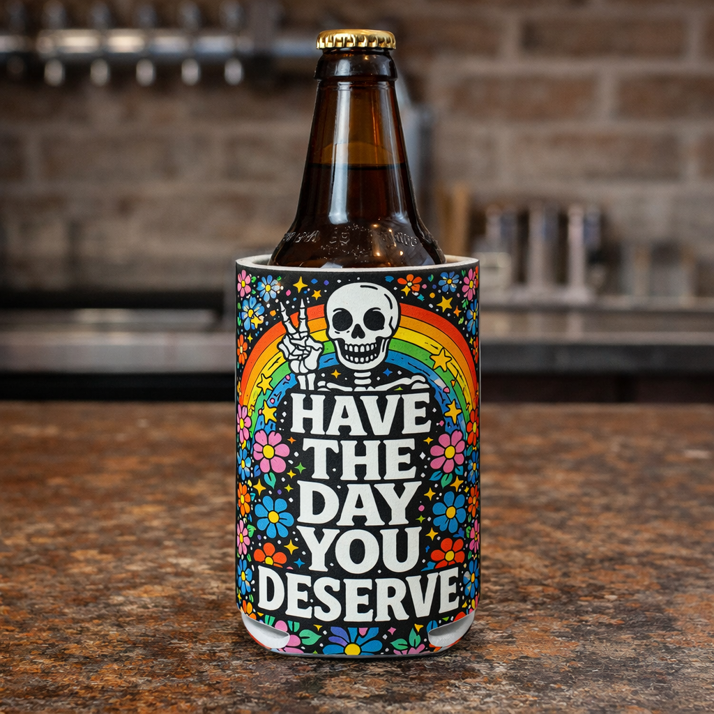 Have the Day You Deserve Can Cooler