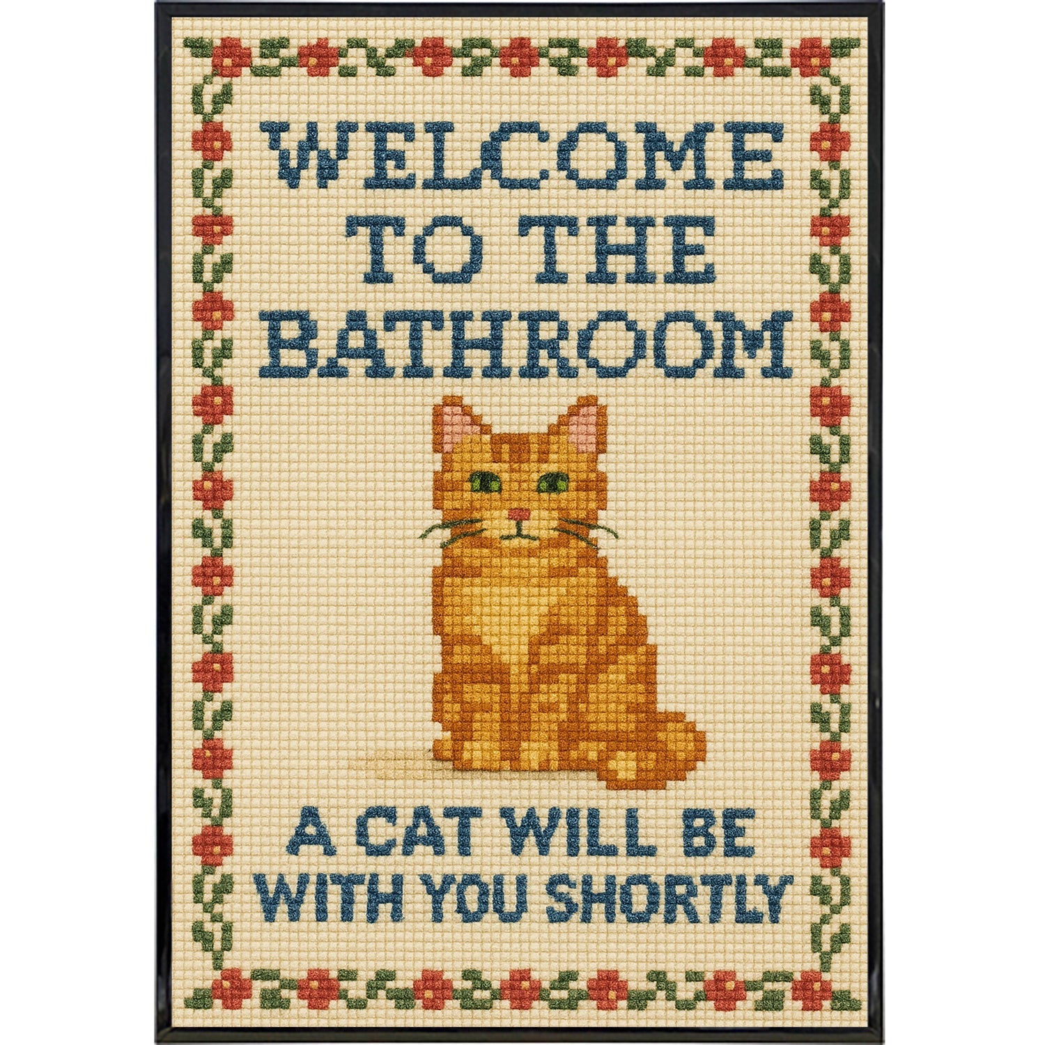 A Cat Will Be With You Shortly Poster Print - The Original Underground