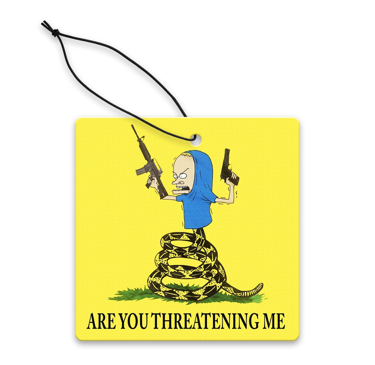 Beavis "Are You Threatening Me" Air Freshener - Shady Front