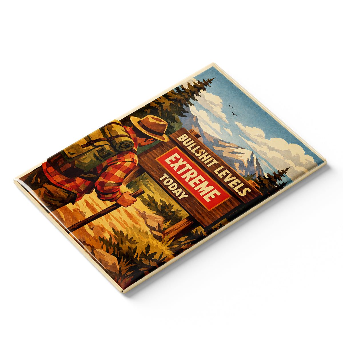 Bullsh-t Levels Extreme Refrigerator Magnet - The Original Underground