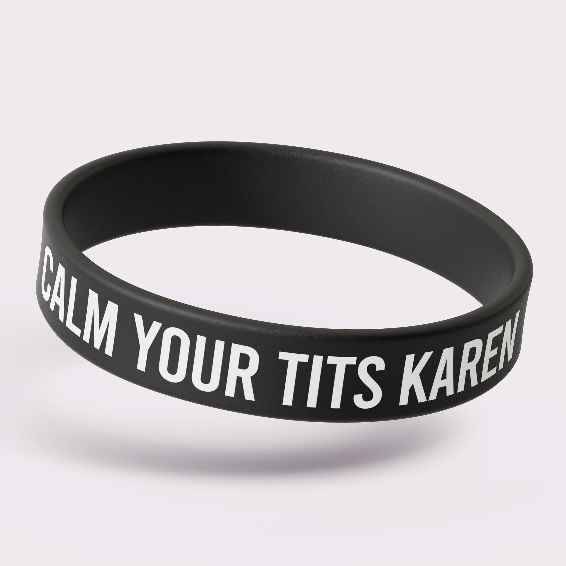 Wholesale Calm Your T-ts Karen Silicone Wristband - The Original Underground