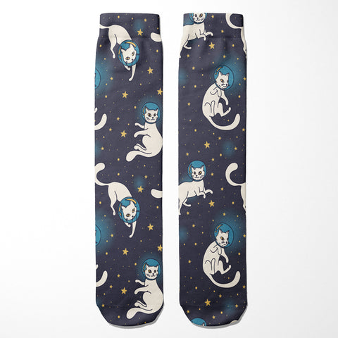 Cats in Space Socks - The Original Underground / theoriginalunderground.com