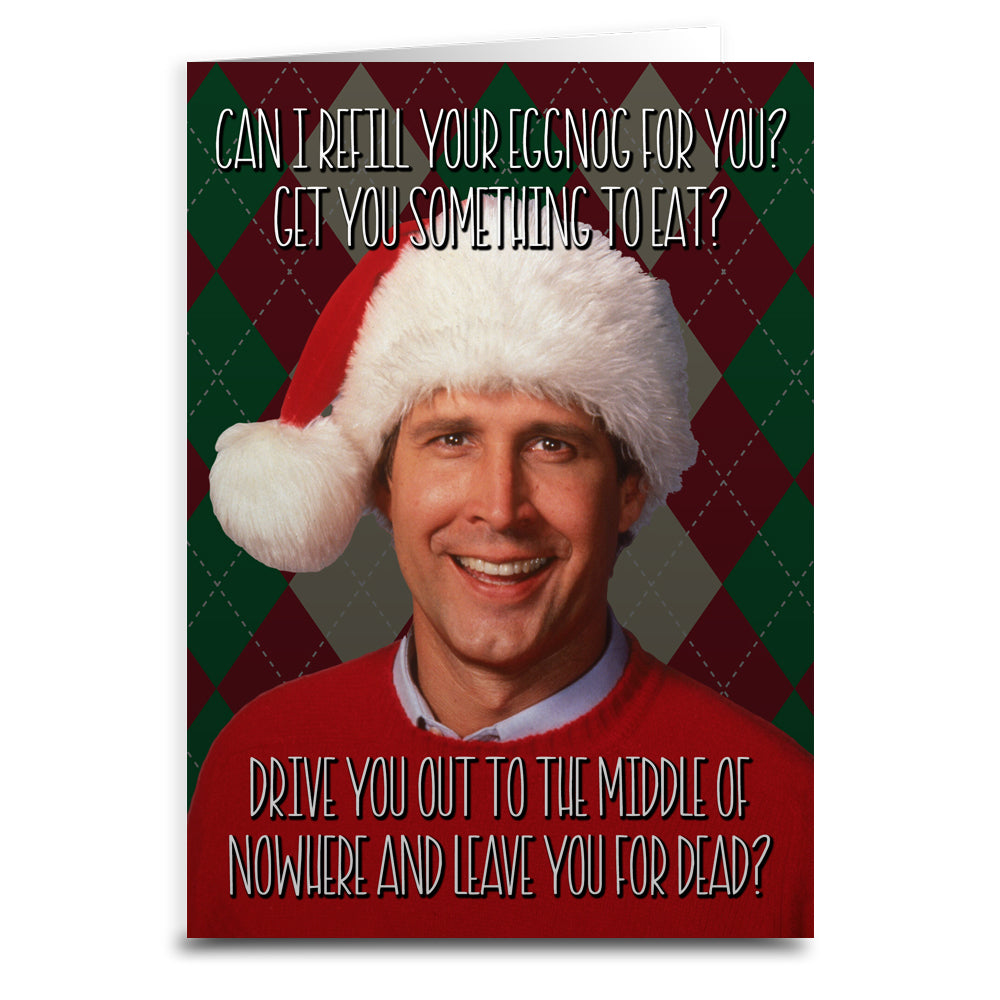 Christmas Vacation "Can I Refill Your Eggnog?" Greeting Card - The Original Underground
