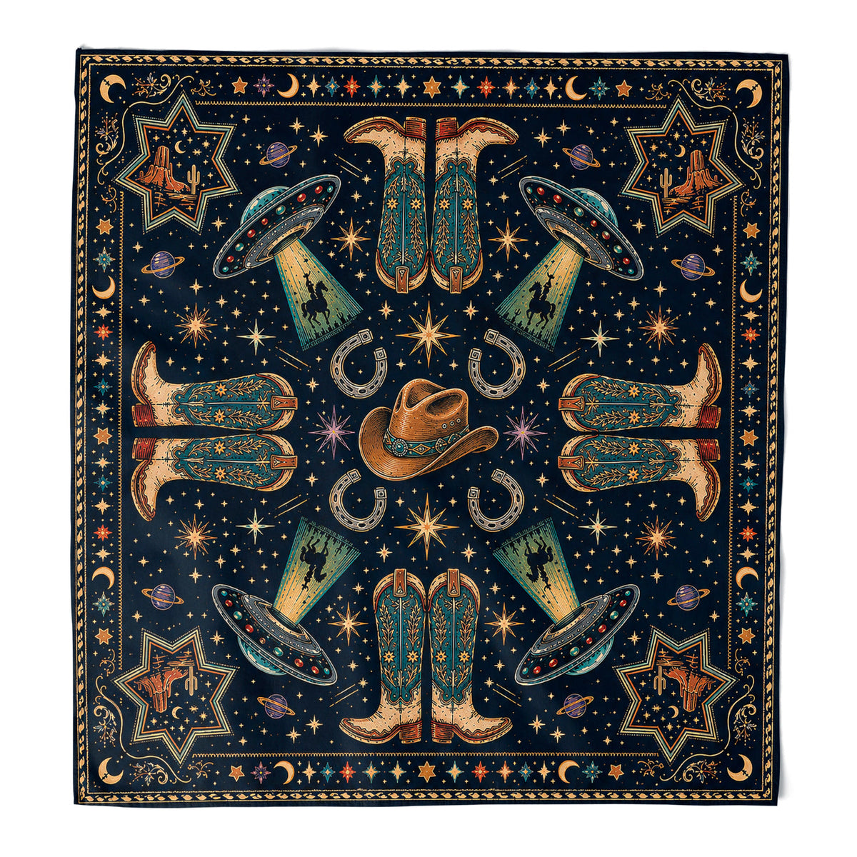 Cosmic Cowboy Bandana - The Original Underground