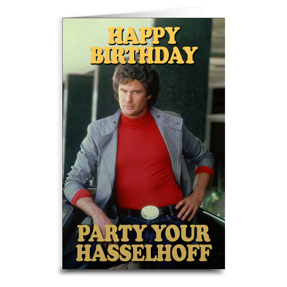 David Hasselhoff Birthday Greeting Card