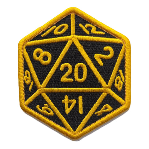 20 Sided Die Patch - The Original Underground / theoriginalunderground.com