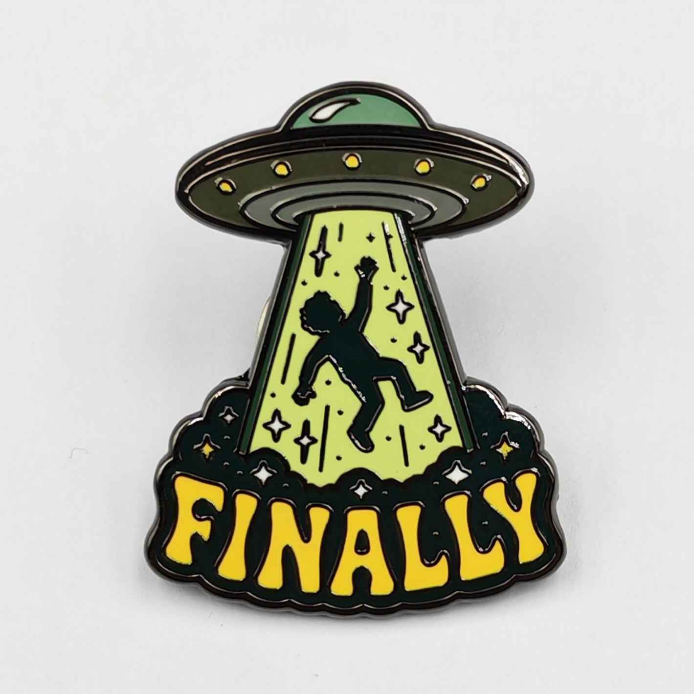 Finally Leaving Enamel Pin