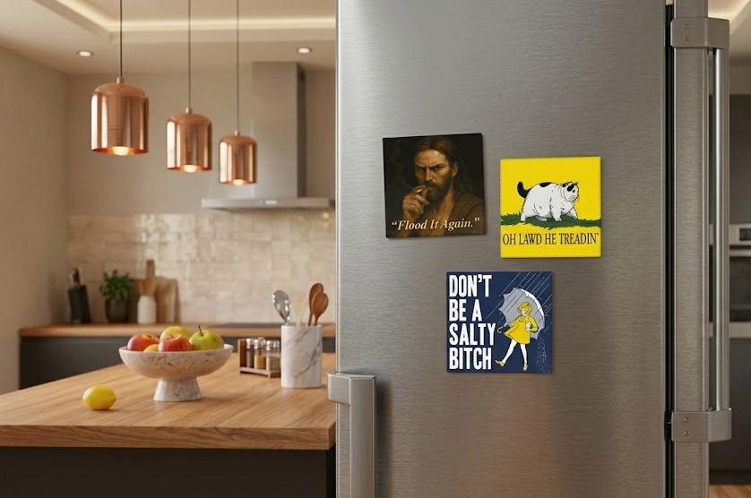 Fridge Magnet Menu Promo