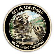 Get In Scavenger, We're Going Thrifting Sticker - The Original Underground
