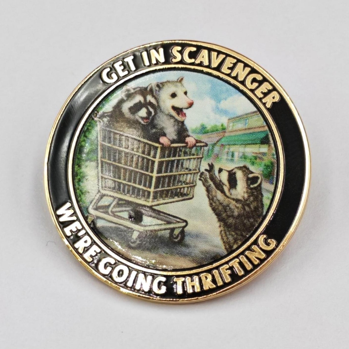 Get In Scavenger Enamel Pin - The Original Underground