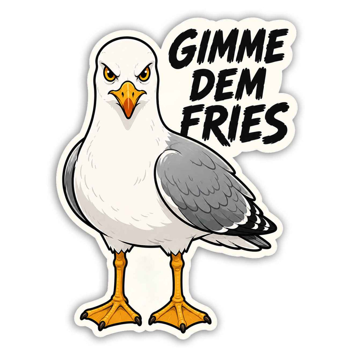 Gimme Dem Fries Sticker