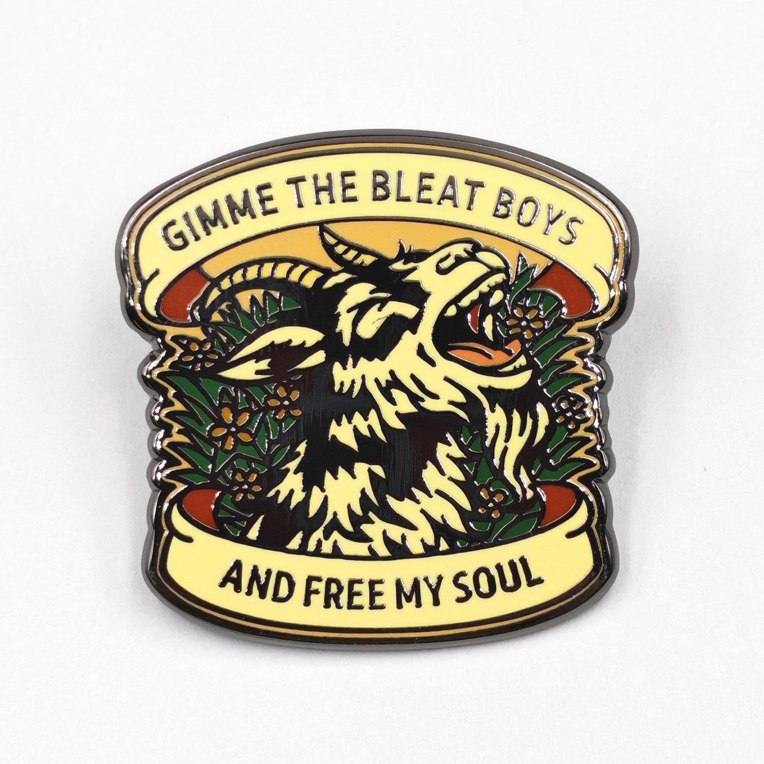 Gimme the Bleat Boys and Free My Soul Enamel Pin - The Original Underground