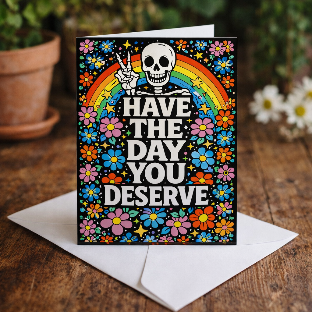 Have the Day You Deserve Card - The Original Underground