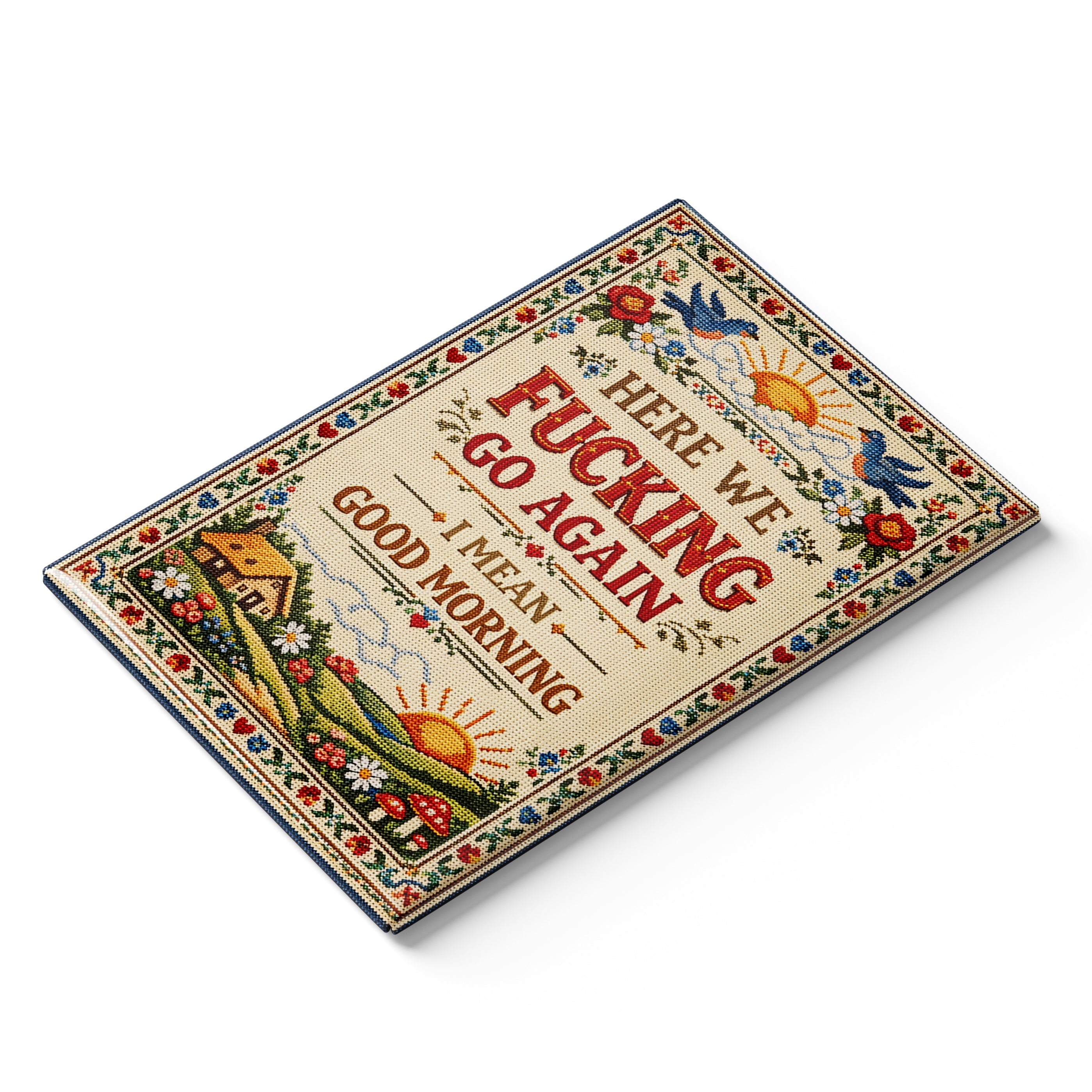 Here We F-cking Go Again Fridge Magnet - The Original Underground