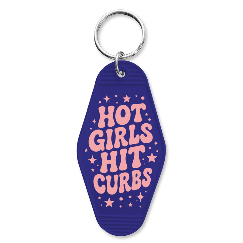 Hot Girls Hits Curbs Room Keychain