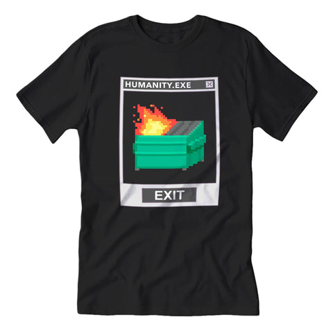 Humanity.exe T-Shirt - The Original Underground / theoriginalunderground.com