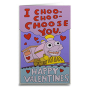 I Choo-Choo-Choose You Greeting Card - Shady Front