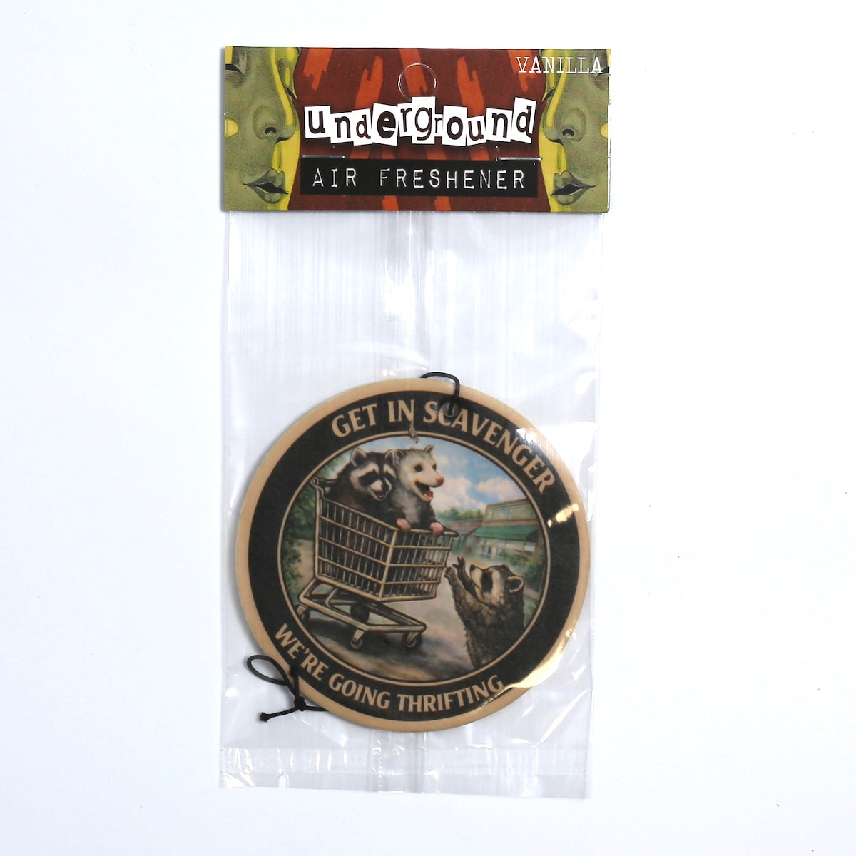 Get in Scavenger, We're Going Thrifting Air Freshener - The Original Underground