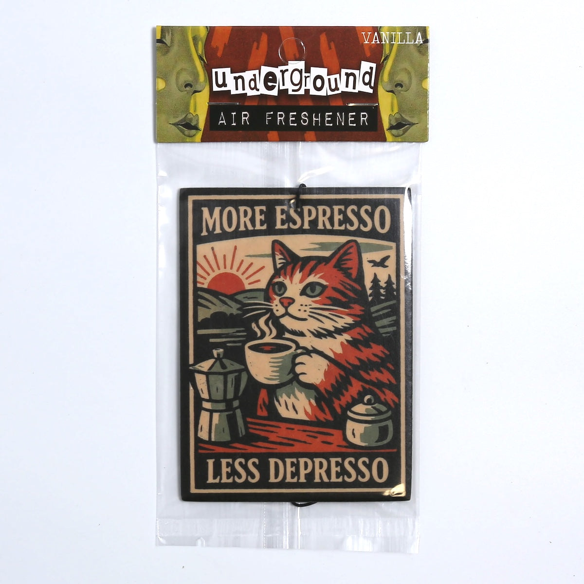 More Espresso Less Depresso Air Freshener - The Original Underground
