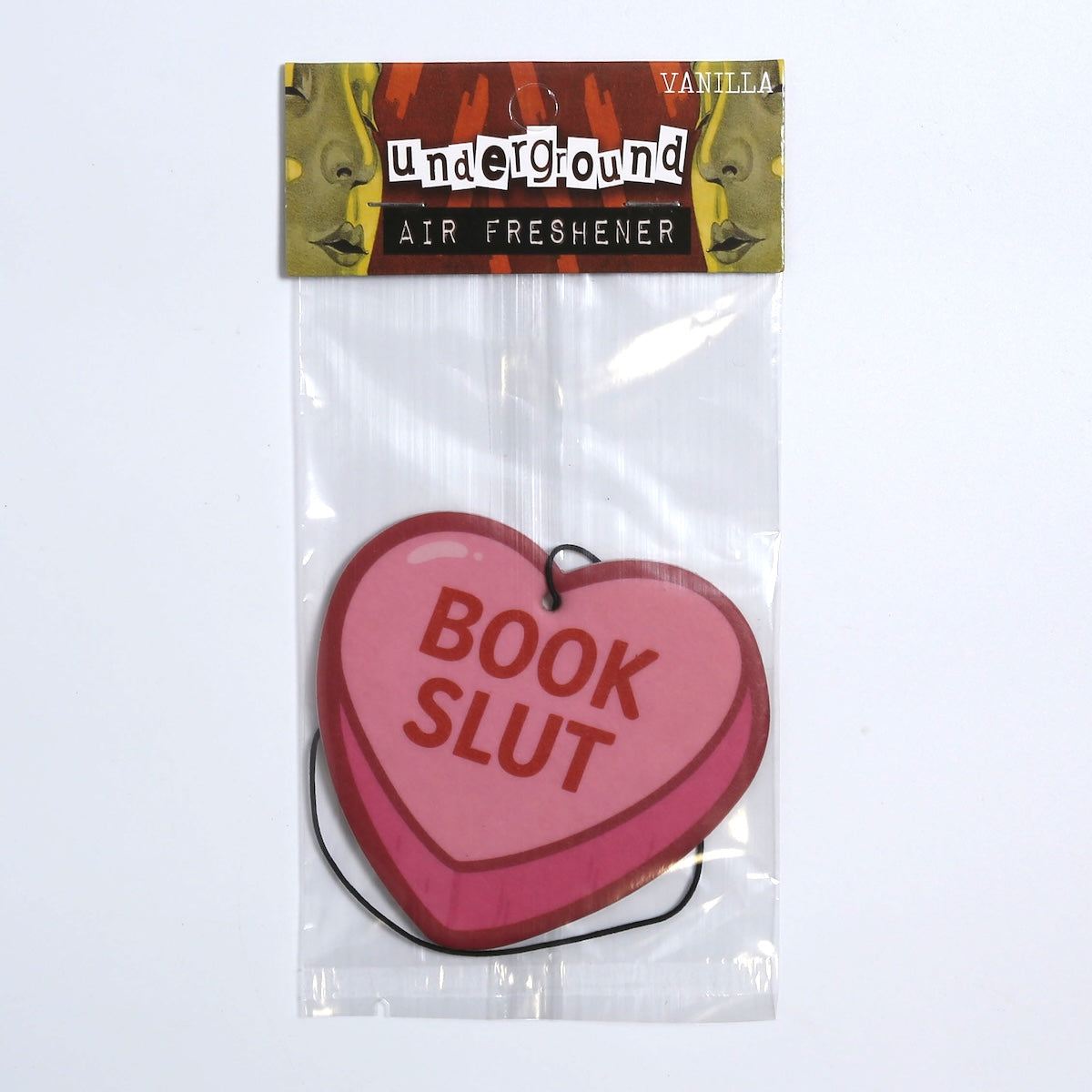 Book Slut Candy Heart Air Freshener - The Original Underground