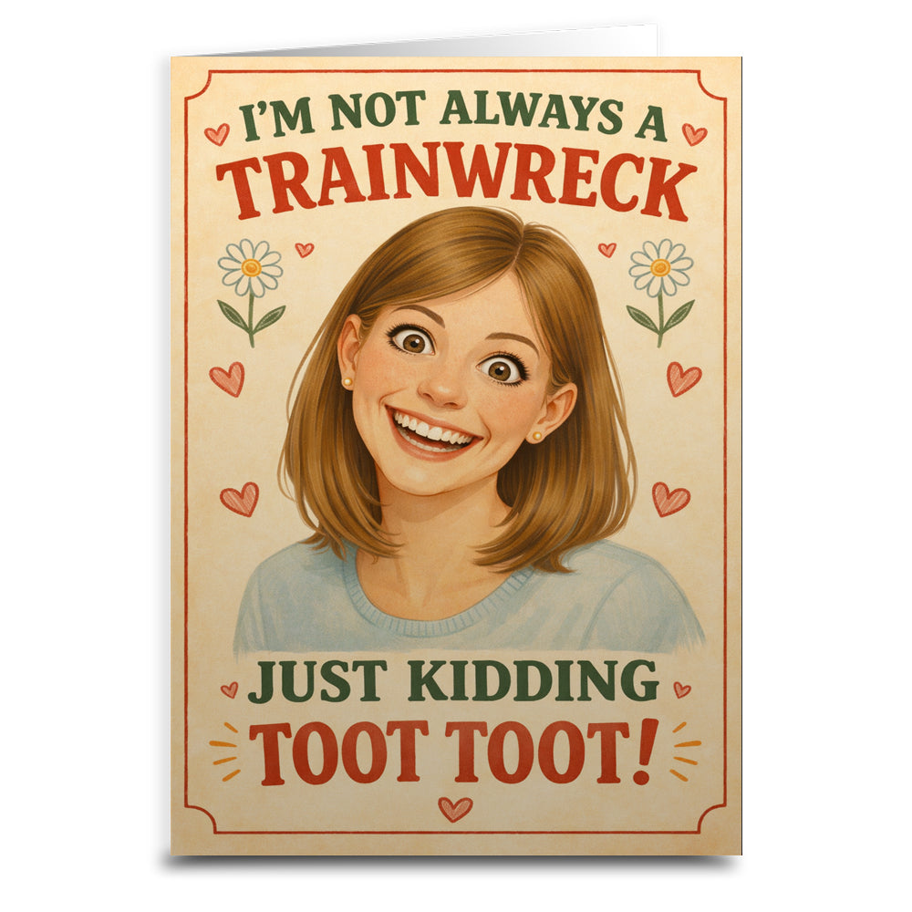 I'm Not Always a Trainwreck Card - The Original Underground
