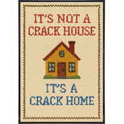 It's Not a Crack House It's a Crack Home Needlepoint Poster Print - The Original Underground