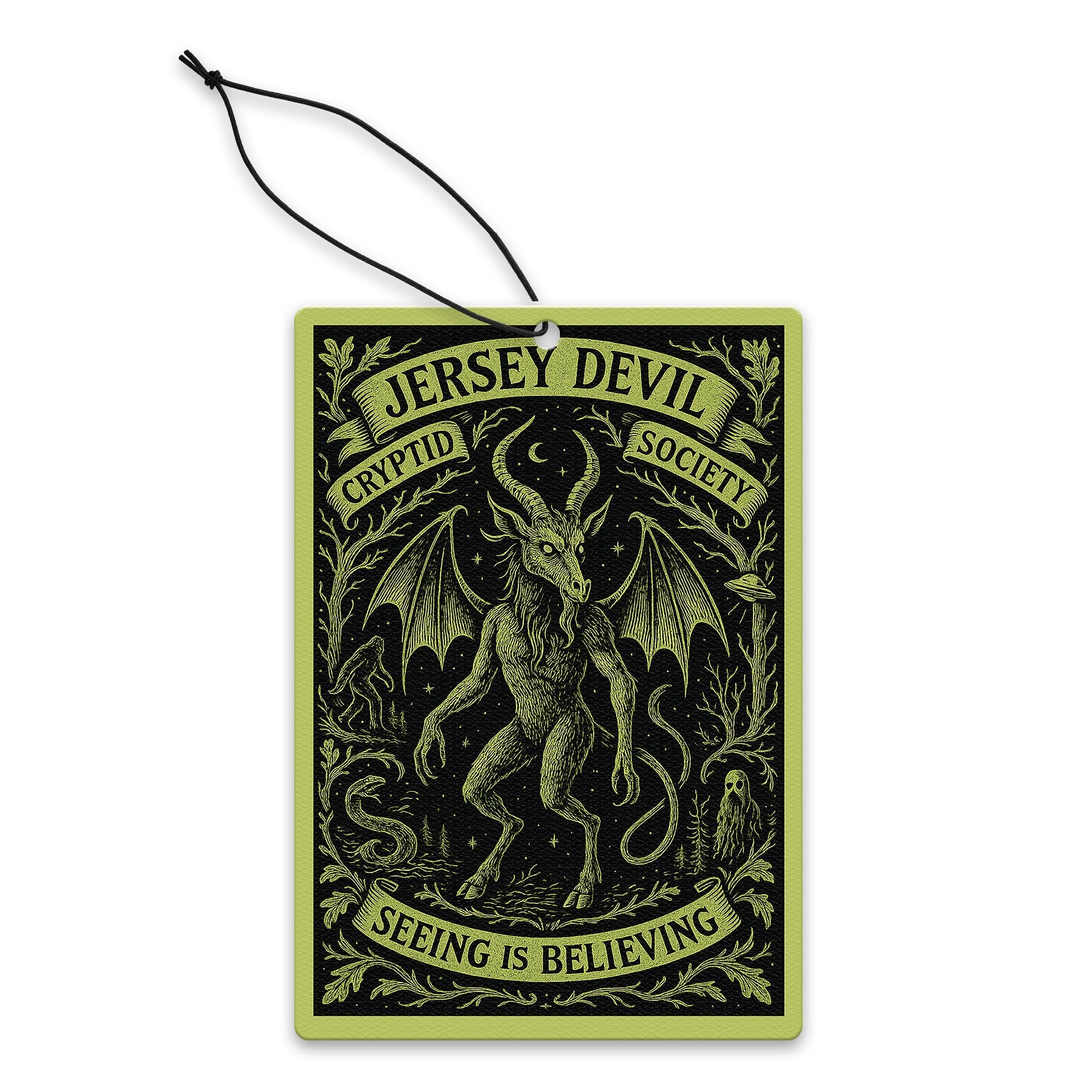 Jersey Devil Cryptid Society Air Freshener - The Original Underground