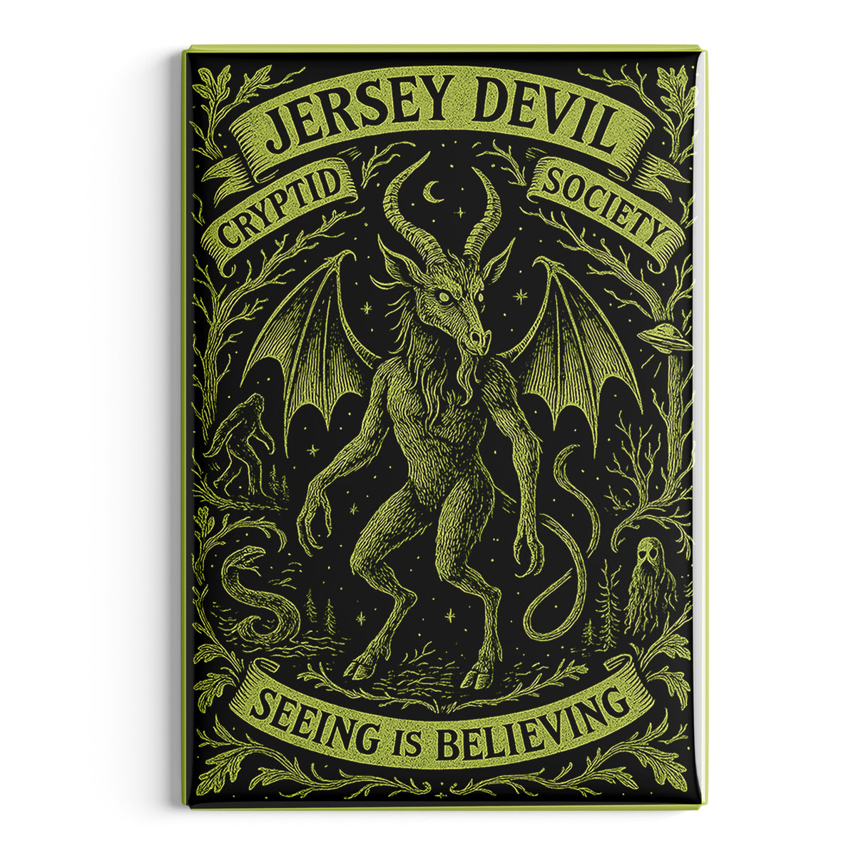 Jersey Devil Cryptid Society Fridge Magnet - The Original Underground
