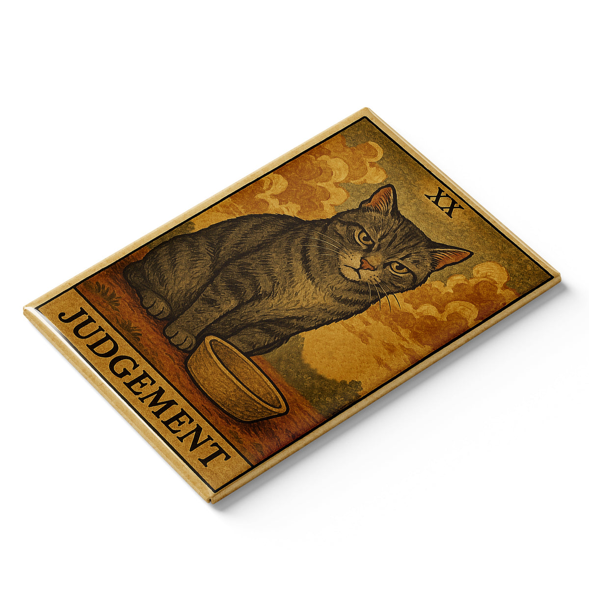 Judgement Cat Tarot Card Fridge Magnet - The Original Underground