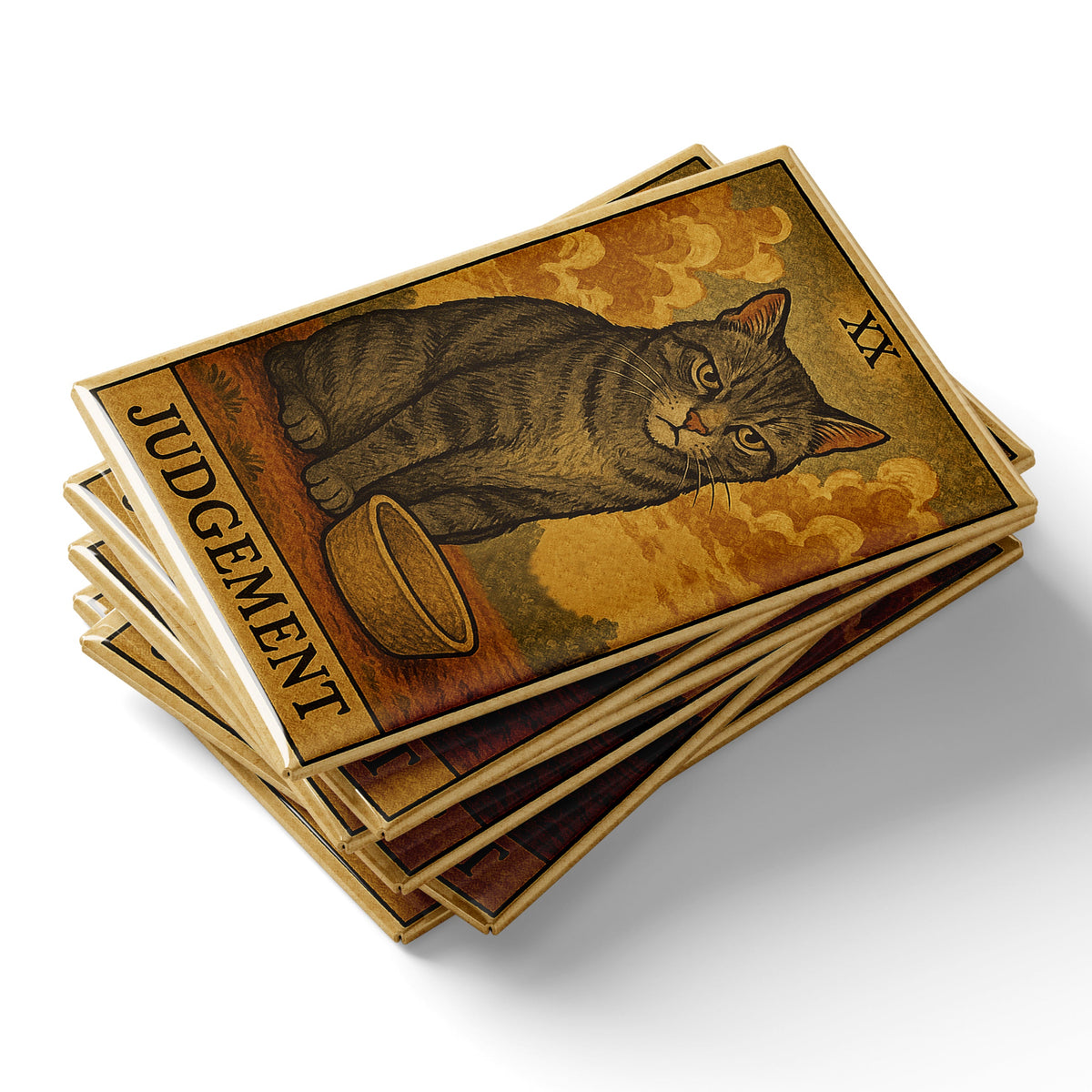 Judgement Cat Tarot Card Fridge Magnets - The Original Underground