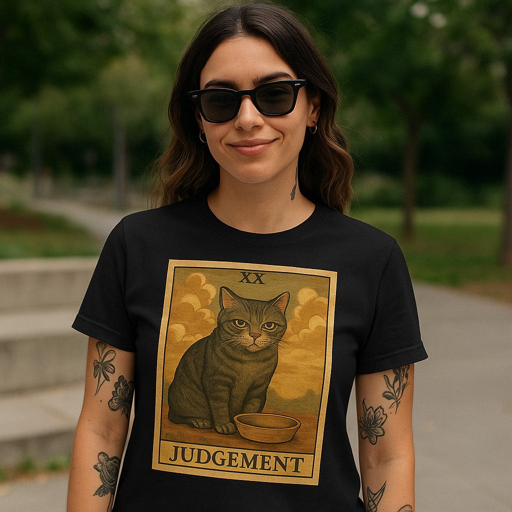 Judgement Cat Tarot T-Shirt - Shady Front