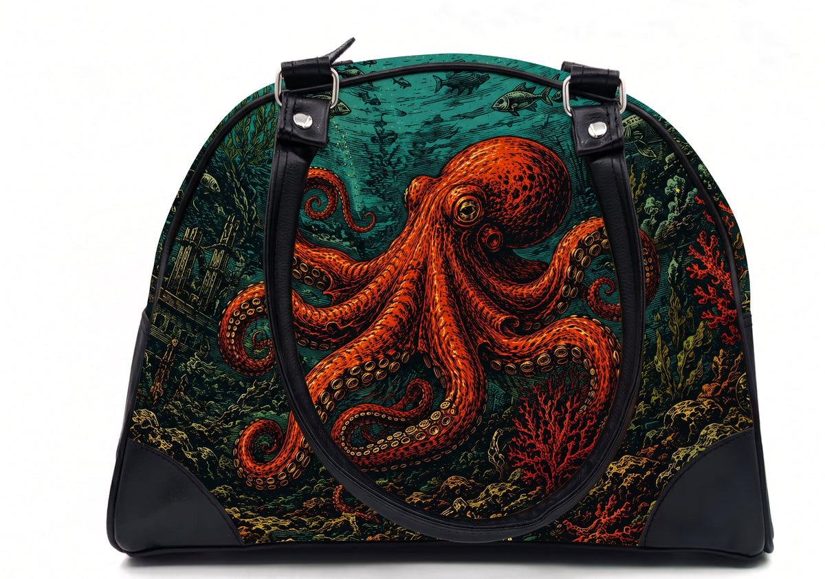 King of the Deep Octopus Bowler Bag - The Original Underground