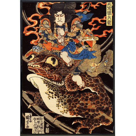 Kuniyoshi Utagawa "Samurai Frog" Poster Print - The Original Underground / theoriginalunderground.com