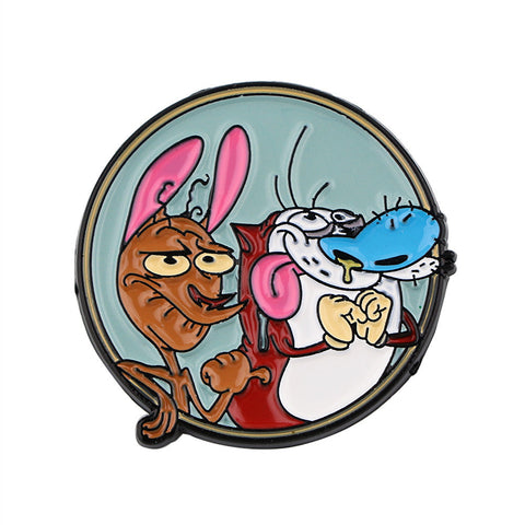 Ren and Stimpy Enamel Pin