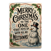 Funny Meltdown Romance Christmas Card - The Original Underground