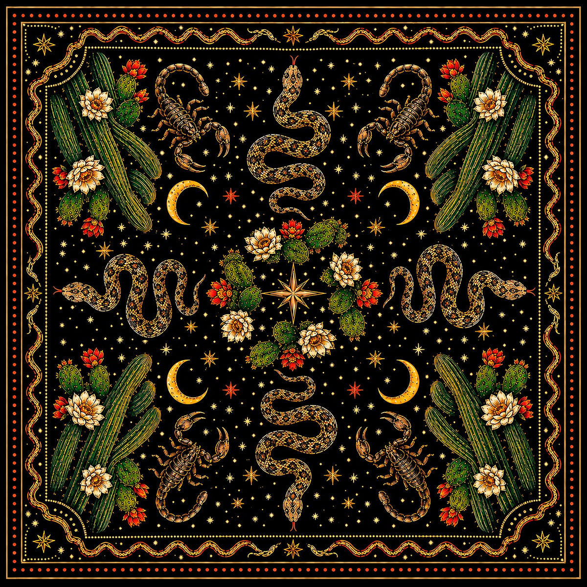 Moonlit Desert Bandana - The Original Underground