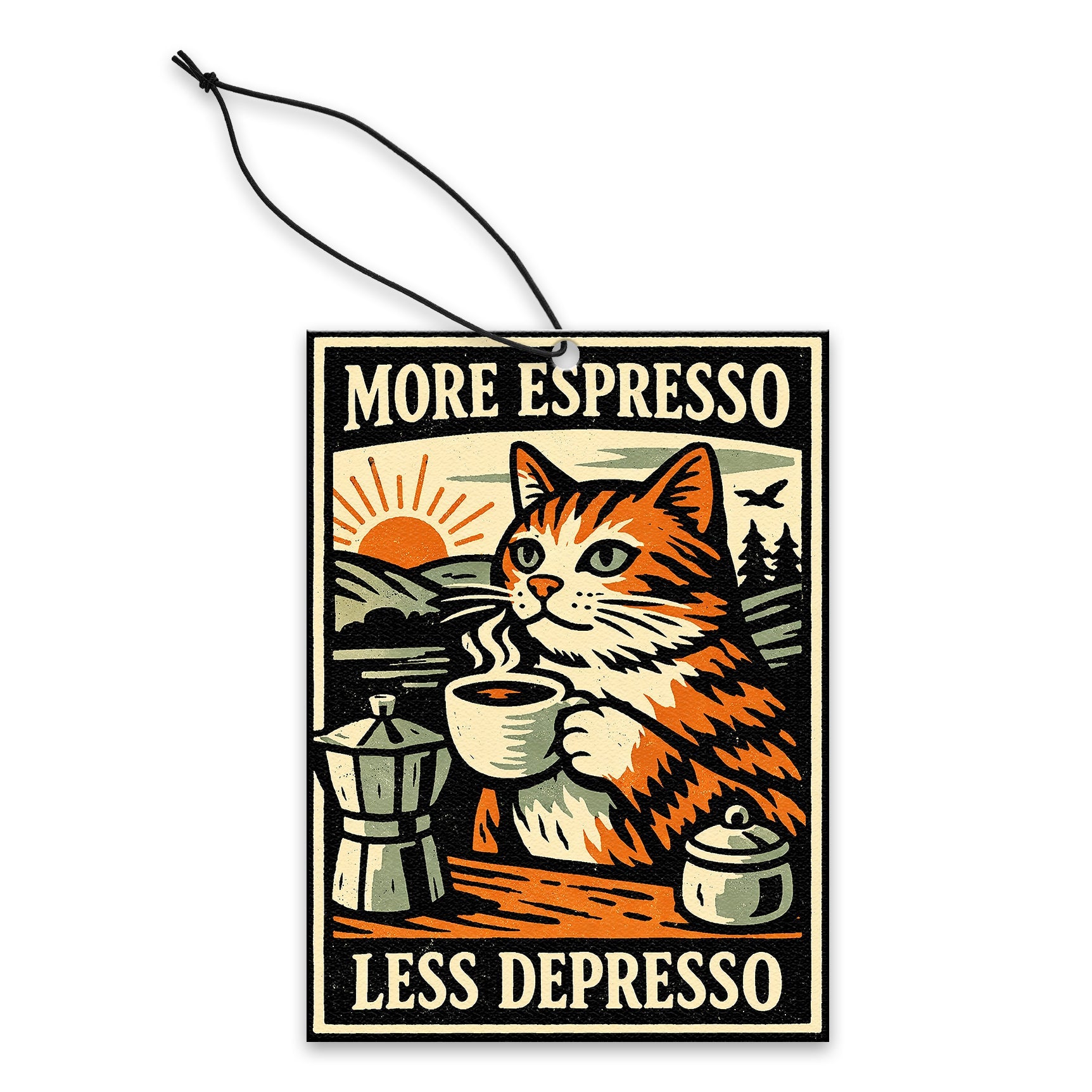 More Espresso Less Depresso Air Freshener - The Original Underground