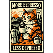 More Espresso Less Depresso Print - The Original Underground