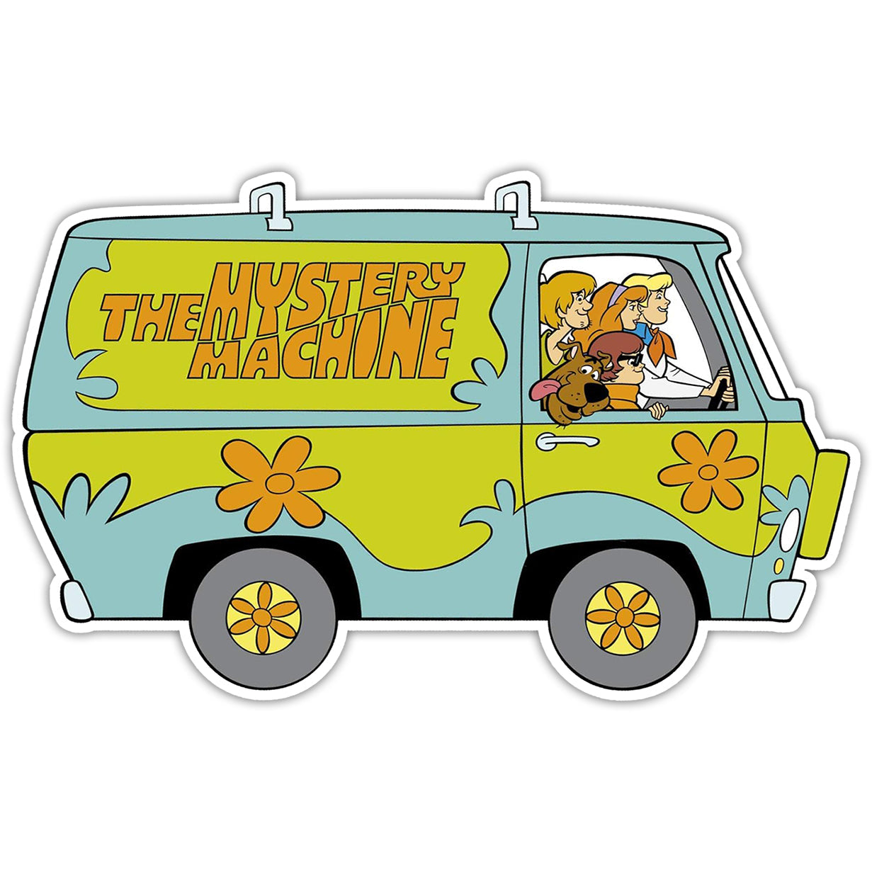 The Mystery Machine  Sticker - The Original Underground