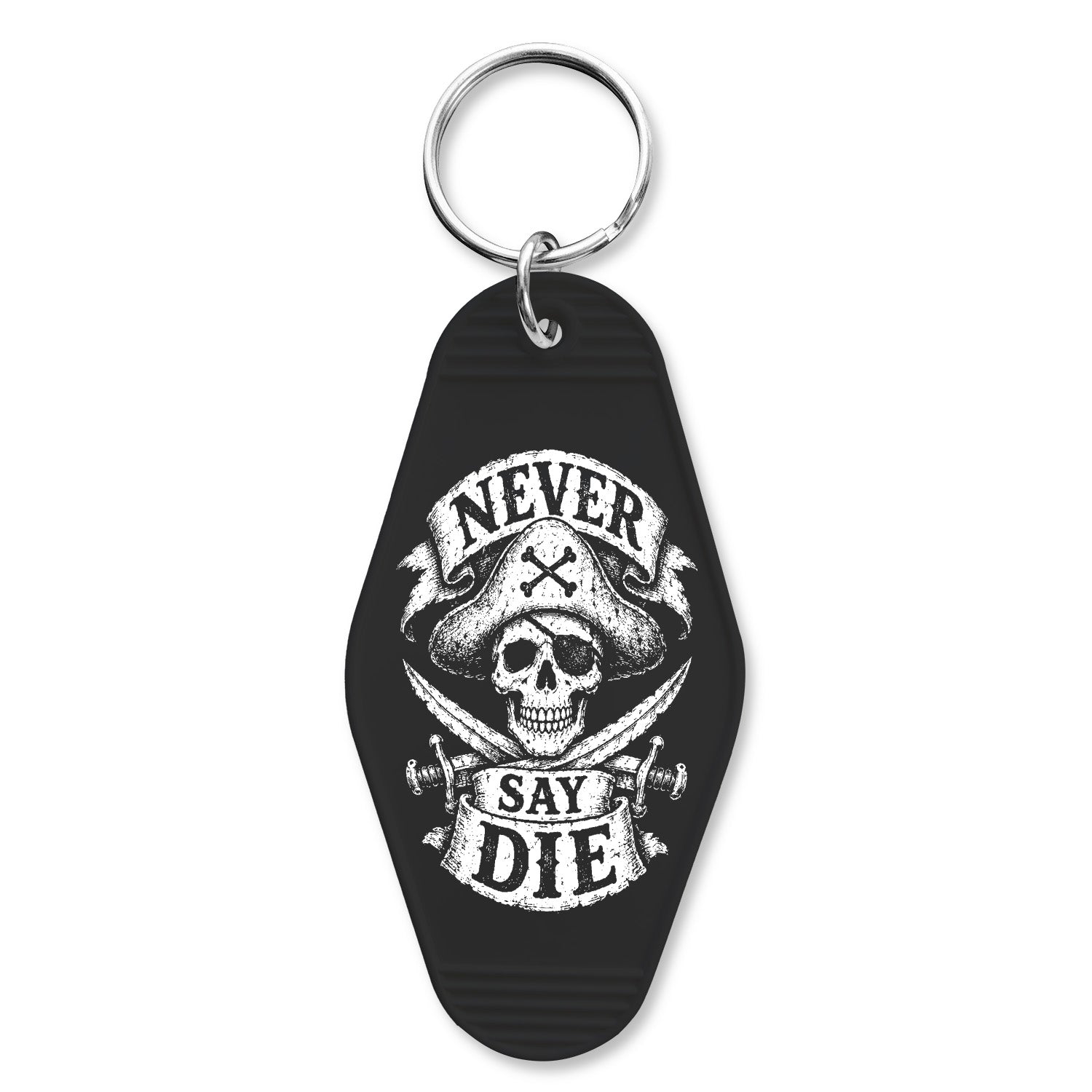Never Say Die Room Keychain - The Original Underground