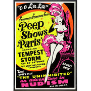 Peep Shows of Paris Film Poster Print - The Original Underground